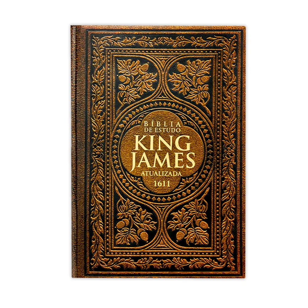 Bíblia Sagrada de Estudo King James 1611 — Vintage · Capa Dura · 31x21 cm
