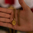 Colar Virgem Maria – Pingente Religioso de Nossa Senhora com Símbolo de Devoção