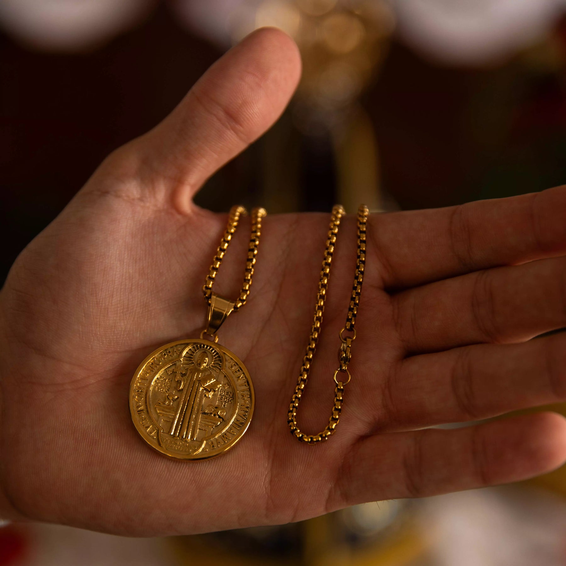 Colar São Bento – Medalha Religiosa Masculino e Feminino