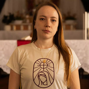 Colar Retrato Nossa Senhora Aparecida - Zircônia Premium Ouro 14K
