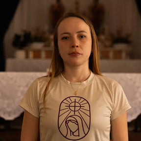 Colar Nossa Senhora Aparecida Feminino – Pingente Religioso com Zircônias