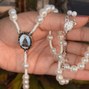 Terço Nossa Senhora Aparecida com Pérolas – Terço Católico para Oração e Devoção