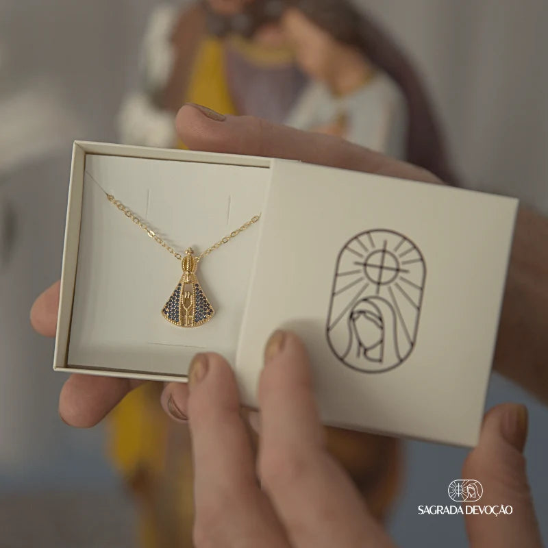 [COMPRE 1 LEVE 2] Colar Nossa Senhora Aparecida - Dupla Face