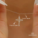 Colar Cruz e Coroa de Cristo – Ouro