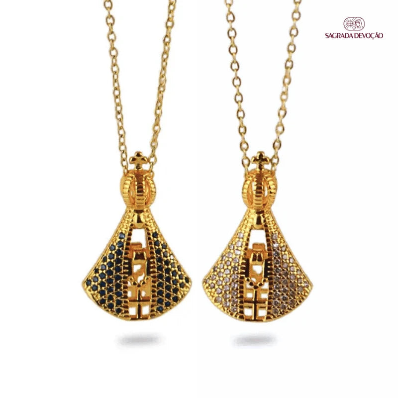 [COMPRE 1 LEVE 2] Colar Nossa Senhora Aparecida - Dupla Face