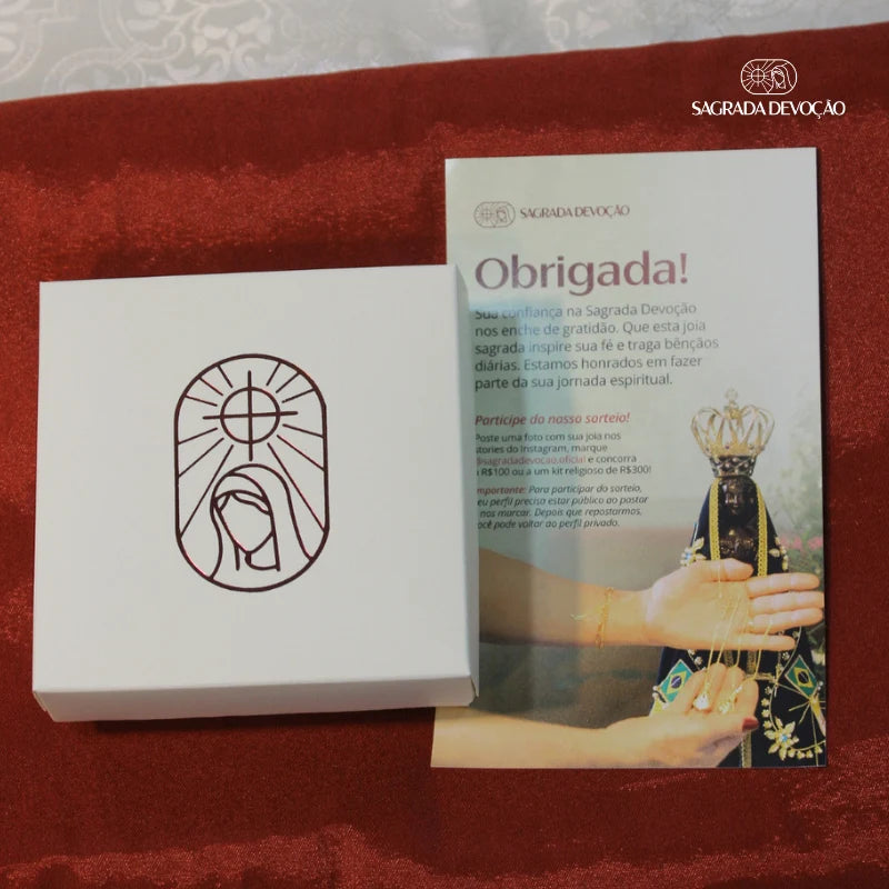 [COMPRE 1 LEVE 2] Colar Nossa Senhora Aparecida - Dupla Face