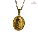 Colar Nossa Senhora de Guadalupe Ouro – Pingente Religioso Feminino Delicado