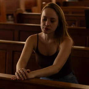 Anel de Cruz com Coração – Anel Religioso Feminino (Ajustável)